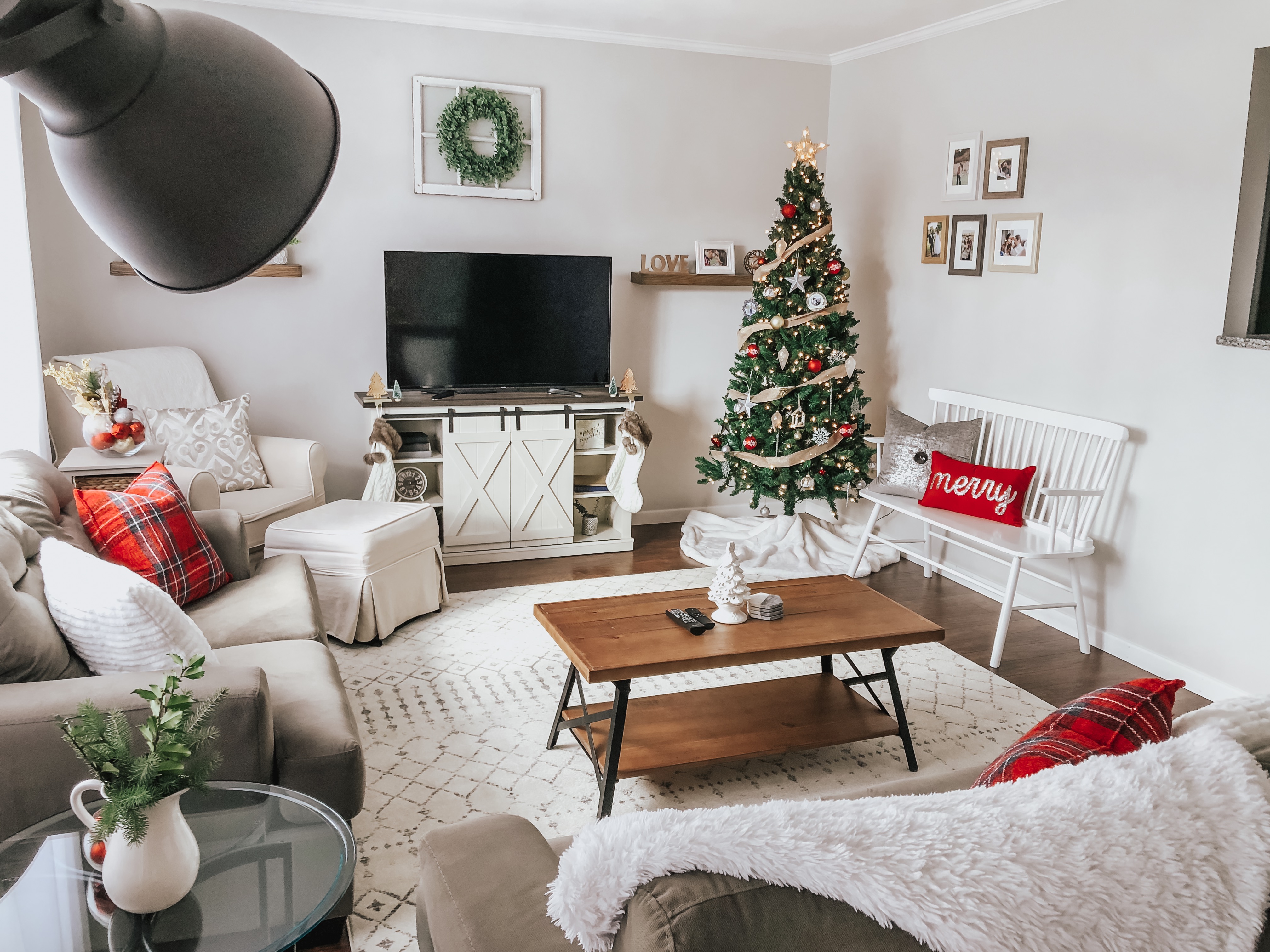 Holiday Decor Living Room Tour - Meshko Moments